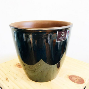 Macetero de Ceramica - Mediano - Metal
