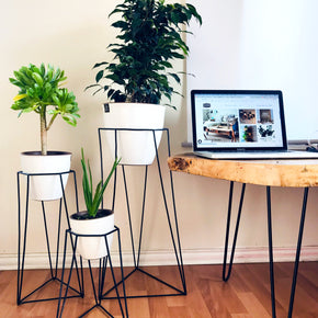 Pedestal de Metal - Negro